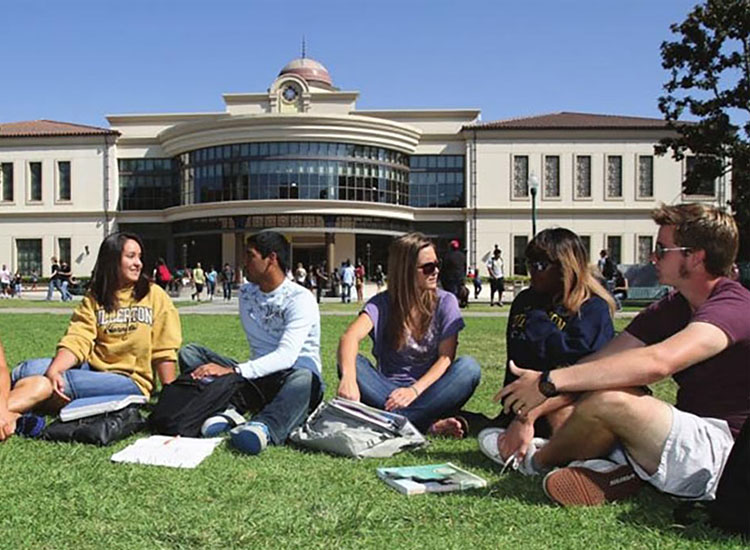 Fullerton College en Californie aux USA