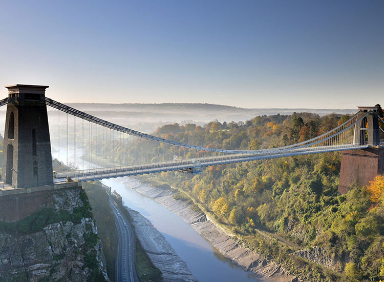 Clift Suspension Bridge à Bristol en Angleterre