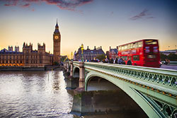 Westminster bridge à Londres